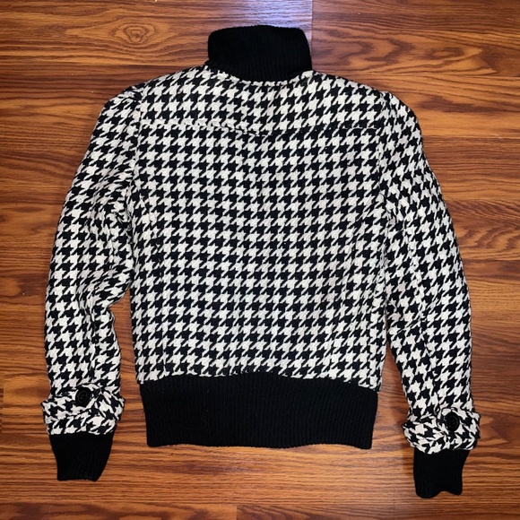 NWT Groggy Houndstooth Motorcycle Jacket - Picture 4 of 14